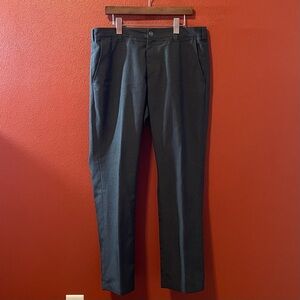 Bluffworks Men’s Classic Regular Fit Charcoal Lightweight Technical Travel Pants